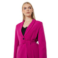 Pink - Lifestyle - Principles Womens-Ladies Belted Single-Breasted Blazer