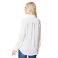 Ivory - Back - Principles Womens-Ladies Lace Detail Shirt