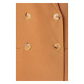 Camel - Side - Principles Womens-Ladies Double-Breasted Longline Blazer