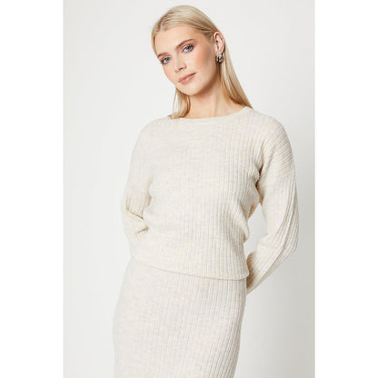 Stone - Front - Principles Womens-Ladies Ribbed Co-ord Set