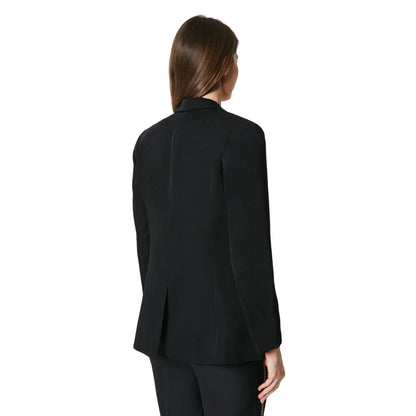 Black - Back - Principles Womens-Ladies Chain Detail Edge To Edge Blazer