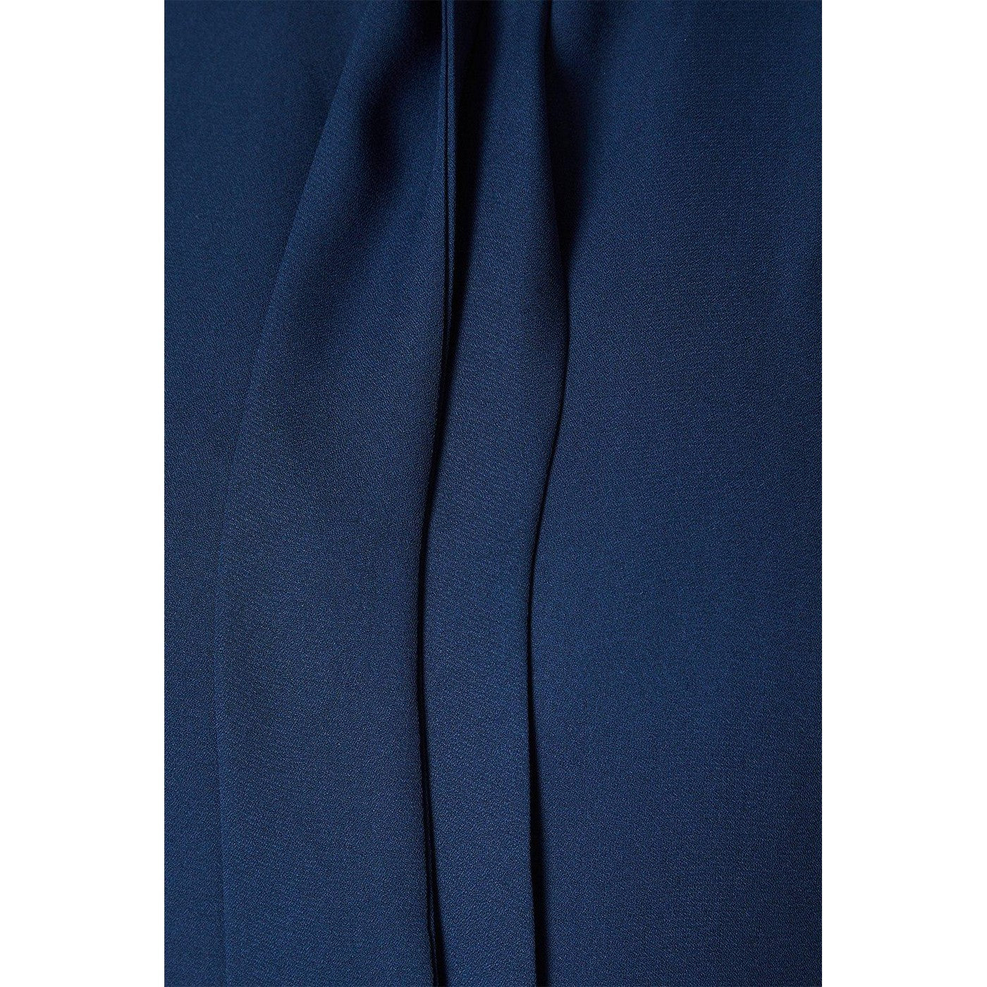 Navy - Pack Shot - Principles Womens-Ladies Tie Neck Midi Dress