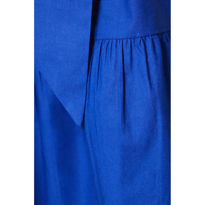 Cobalt - Side - Principles Womens-Ladies Tiered Midi Dress