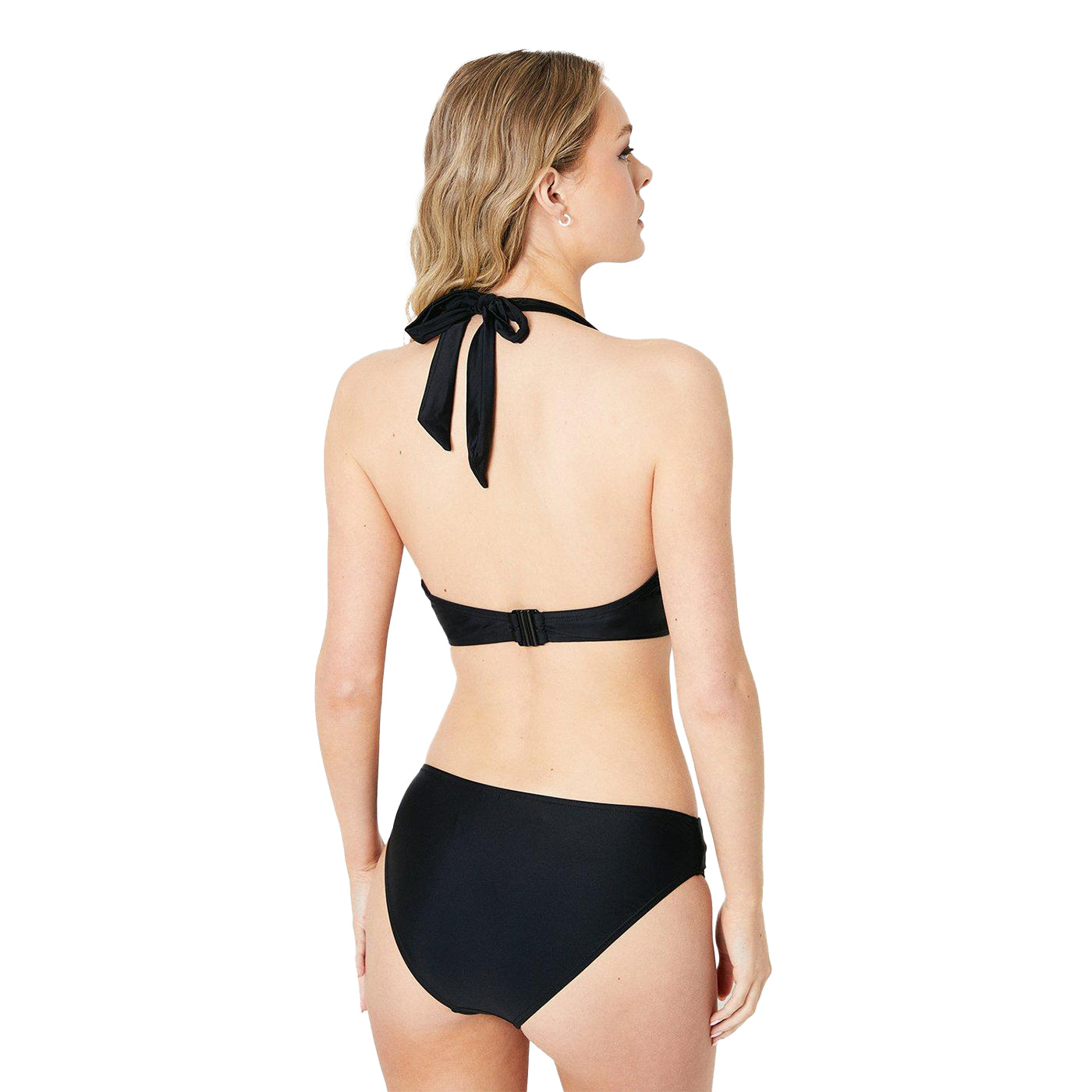 Black - Back - Gorgeous Womens-Ladies Non-Padded Bikini Top