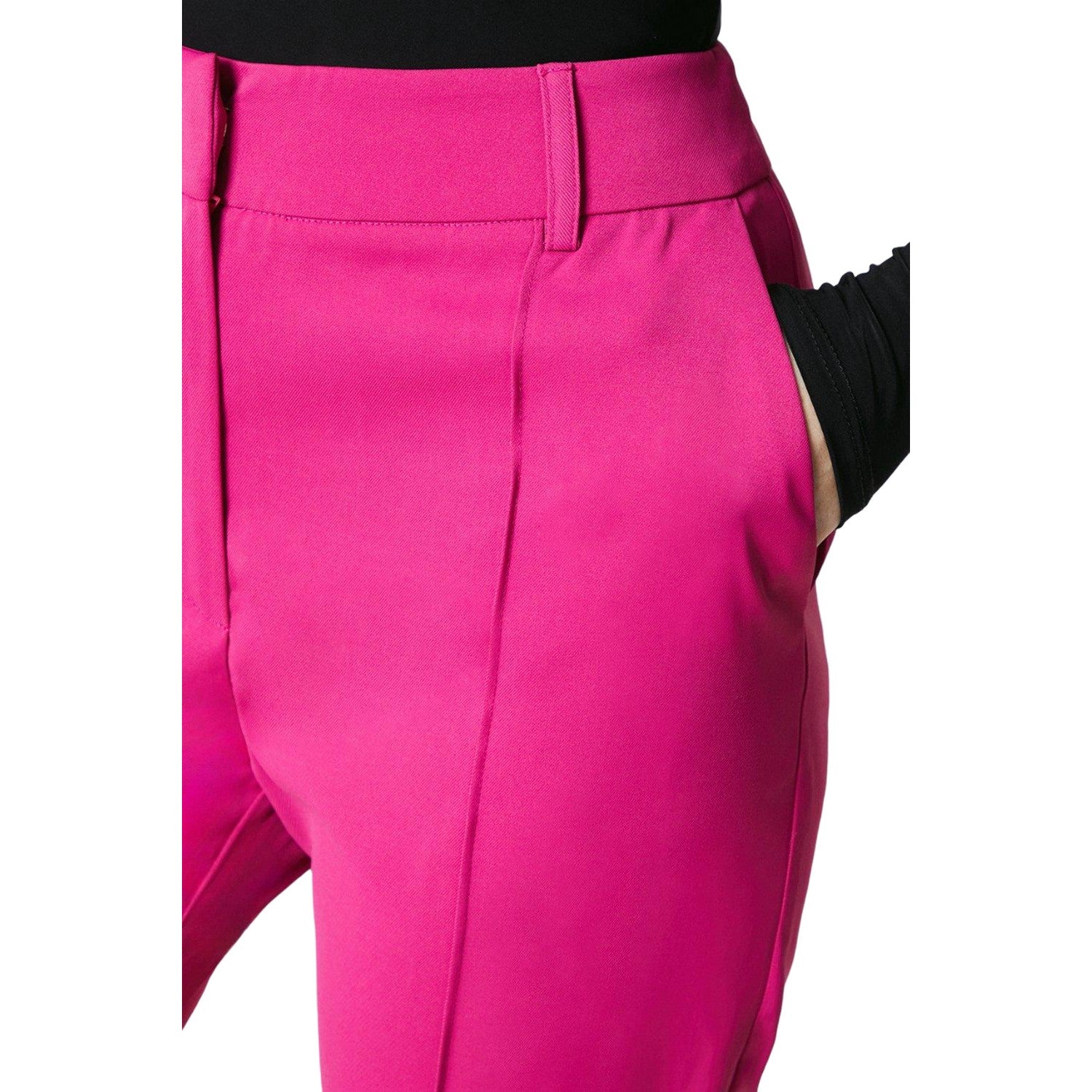Pink - Lifestyle - Principles Womens-Ladies Pintuck Split Hem Wide Leg Trousers