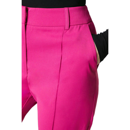 Pink - Lifestyle - Principles Womens-Ladies Pintuck Split Hem Wide Leg Trousers