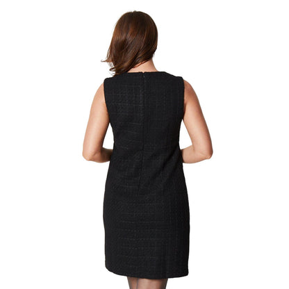 Black - Back - Principles Womens-Ladies Bouclé Sleeveless Casual Dress