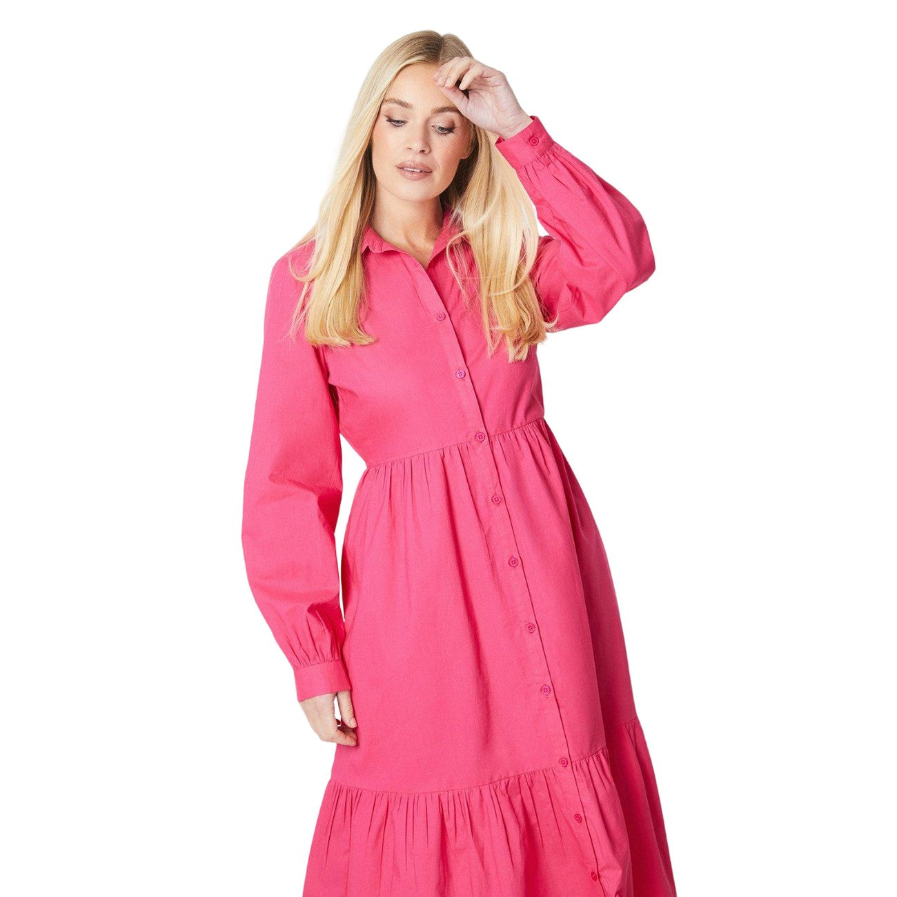 Debenhams Womens/Ladies Poplin Petite Midi Shirt Dress – Universal Textiles