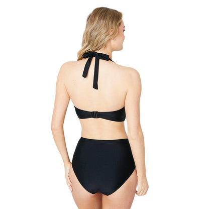 Black - Back - Gorgeous Womens-Ladies Non-Padded Bikini Top
