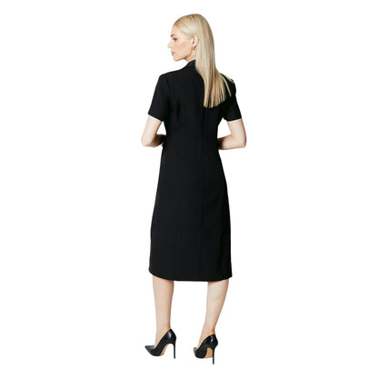 Black - Back - Principles Womens-Ladies Buckle Wrap Midi Dress