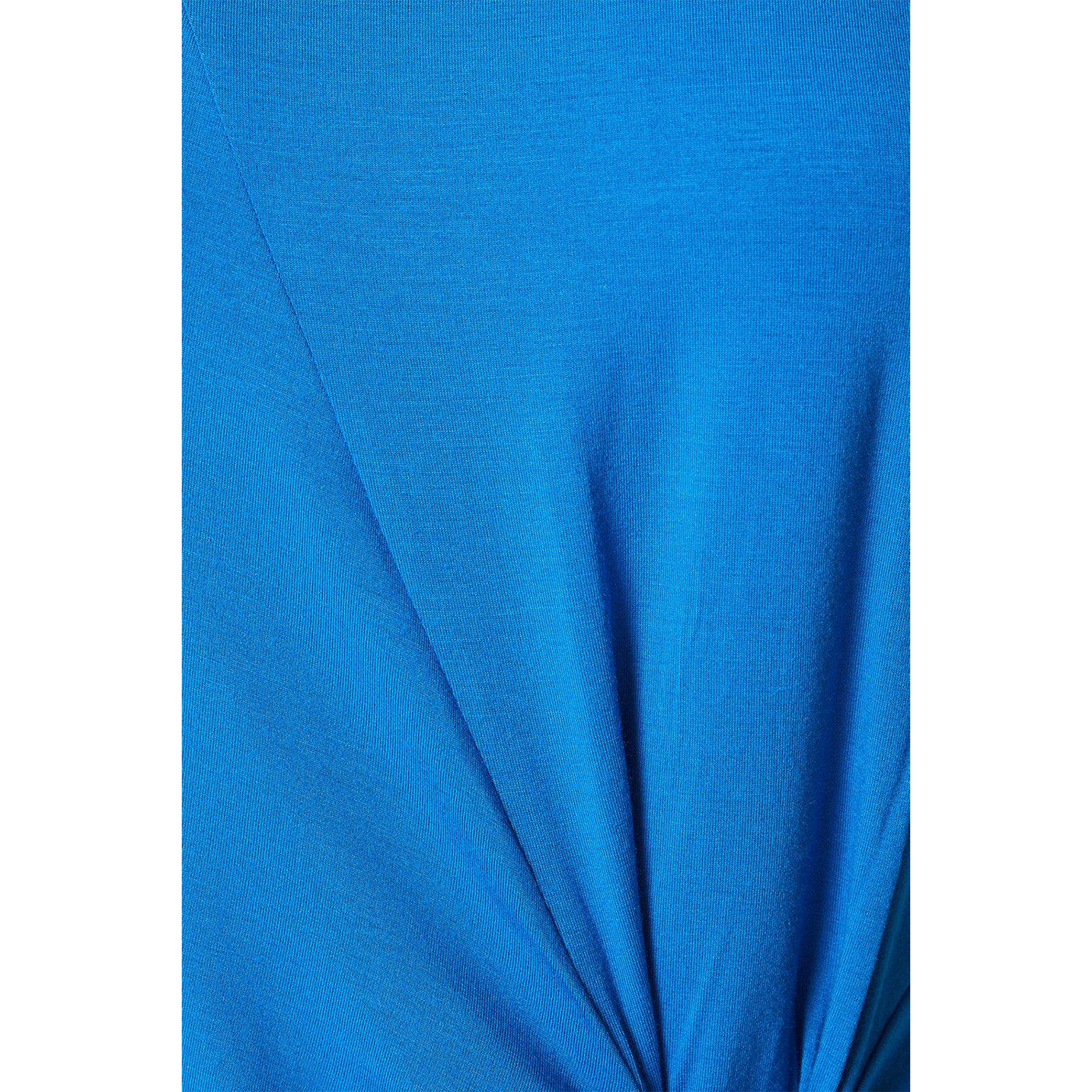 Blue - Side - Principles Womens-Ladies Modal Knotted T-Shirt