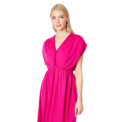 Pink - Lifestyle - Principles Womens-Ladies Plaited Maxi Dress