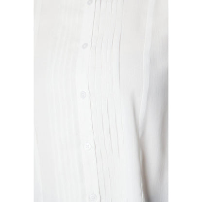 Ivory - Side - Principles Womens-Ladies Pleated Frill Detail Blouse