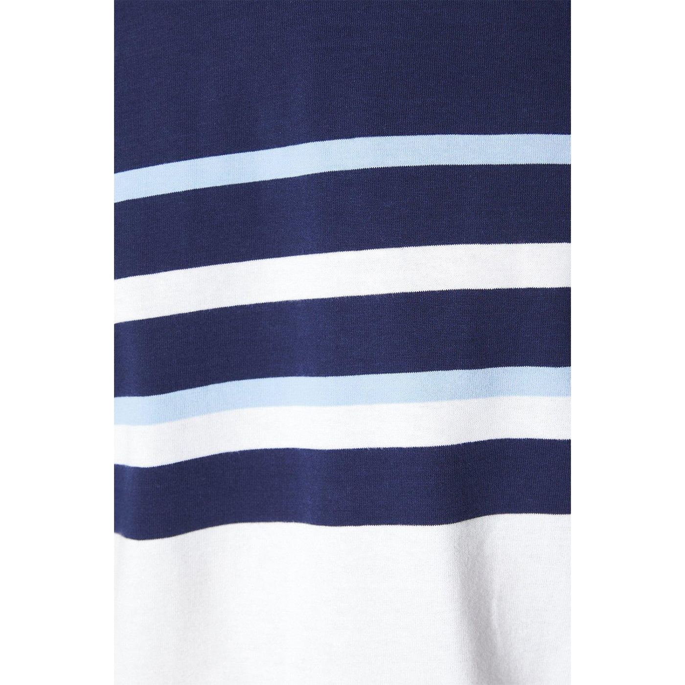 Navy - Side - Maine Mens Atlanta Stripe T-Shirt