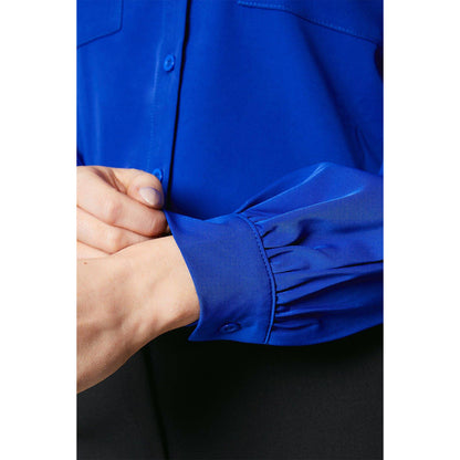 Cobalt - Lifestyle - Principles Womens-Ladies Trim Detail Long-Sleeved Top