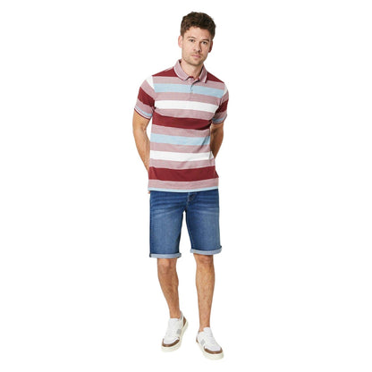 Dark Blue - Side - Maine Mens Denim Regular Shorts