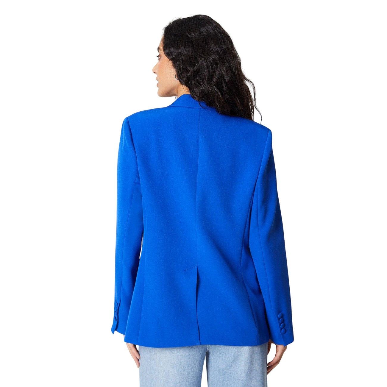 Cobalt - Back - Principles Womens-Ladies Edge To Edge Blazer