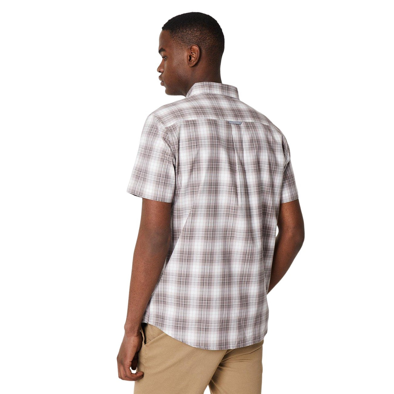 Blush Pink - Back - Maine Mens Tonal Short-Sleeved Shirt