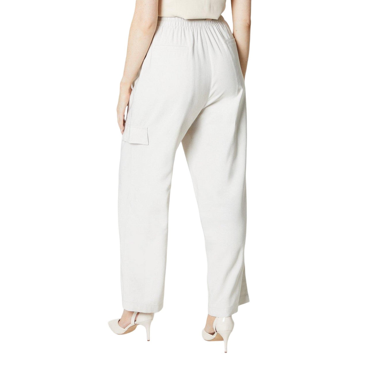 Stone - Back - Principles Womens-Ladies Pocket Detail Cargo Trousers