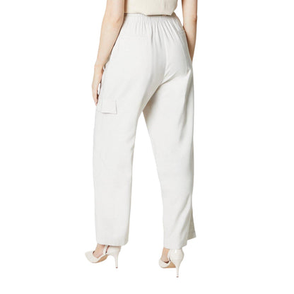 Stone - Back - Principles Womens-Ladies Pocket Detail Cargo Trousers