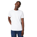 White - Front - Maine Mens Plain Cotton Crew Neck T-Shirt