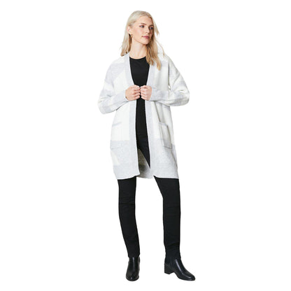 Grey - Lifestyle - Principles Womens-Ladies Edge To Edge Cardigan