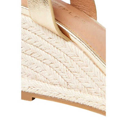 Champagne - Side - Principles Womens-Ladies Penny Espadrilles