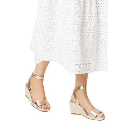 Champagne - Lifestyle - Principles Womens-Ladies Penny Espadrilles