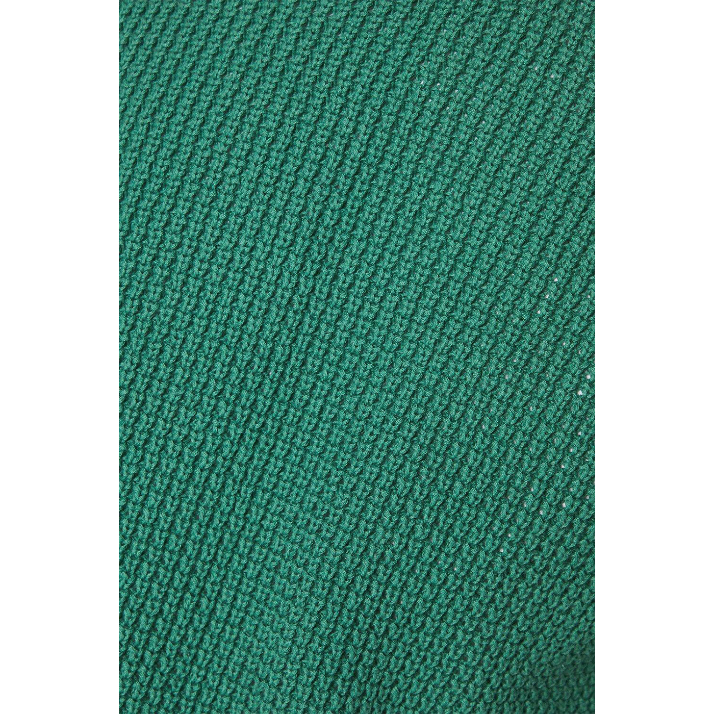 Khaki Green - Side - Maine Mens Moss Stitch Crew Neck Jumper
