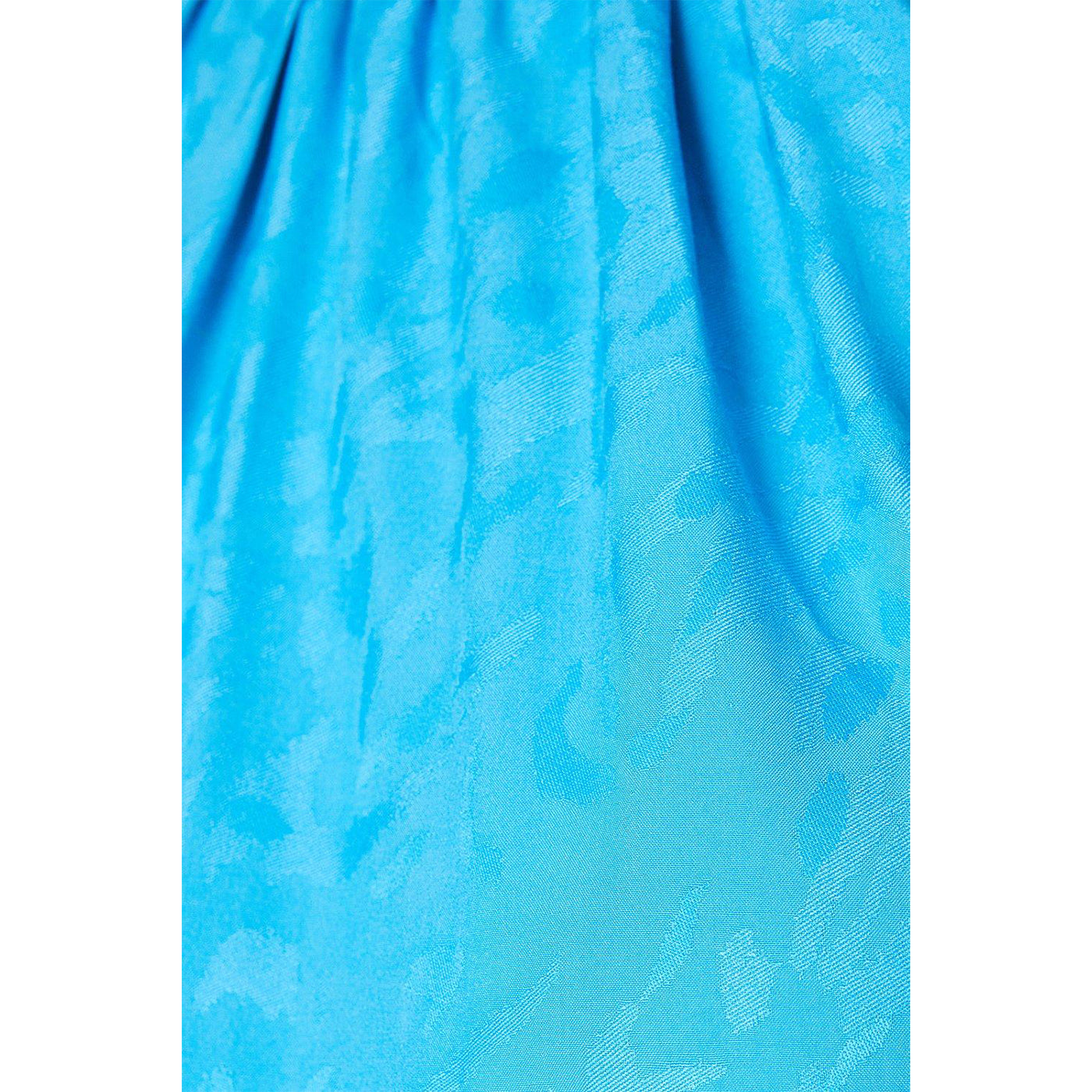 Blue - Side - Principles Womens-Ladies Jacquard Halter Neck Midi Dress