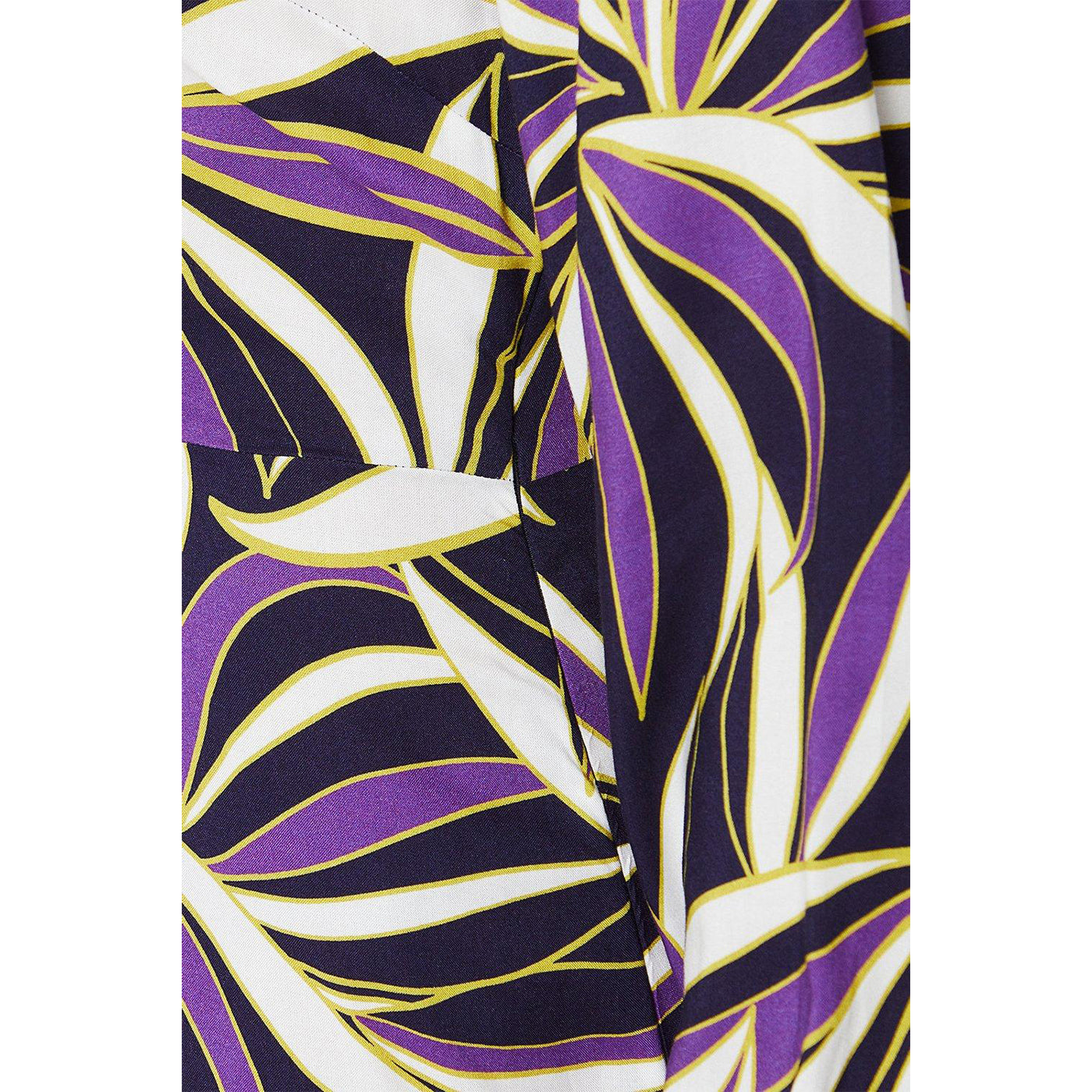 Navy - Lifestyle - Principles Womens-Ladies Botanical Volume Maxi Dress