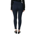 Navy - Back - Principles Womens-Ladies Ponte Leggings