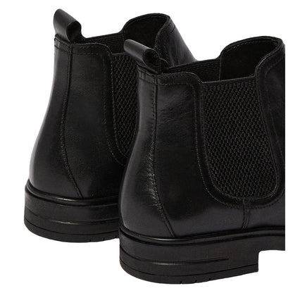 Black - Side - Maine Mens Brampton Leather Flex Sole Chelsea Boots