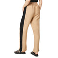 Tan - Back - Debenhams Womens-Ladies Side Stripe Trousers