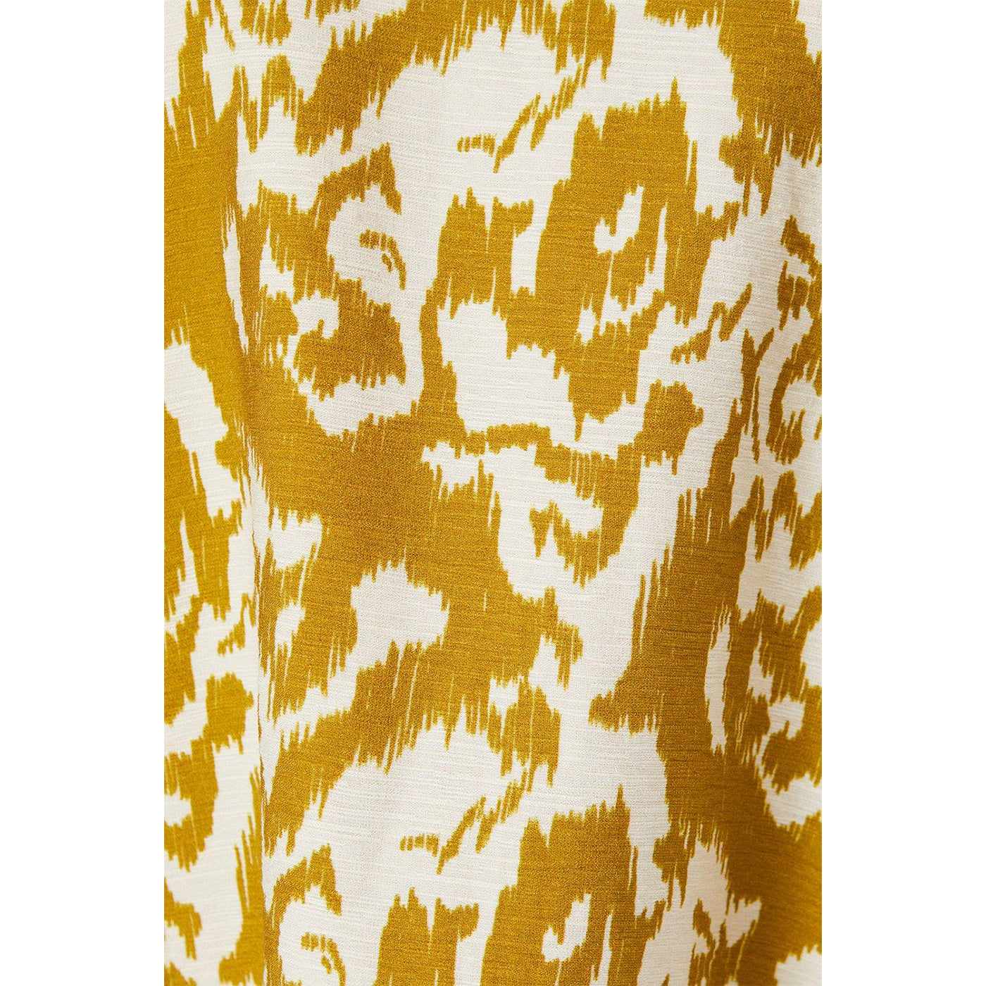 Chartreuse - Side - Principles Womens-Ladies Petite Puff Sleeve Shift Dress