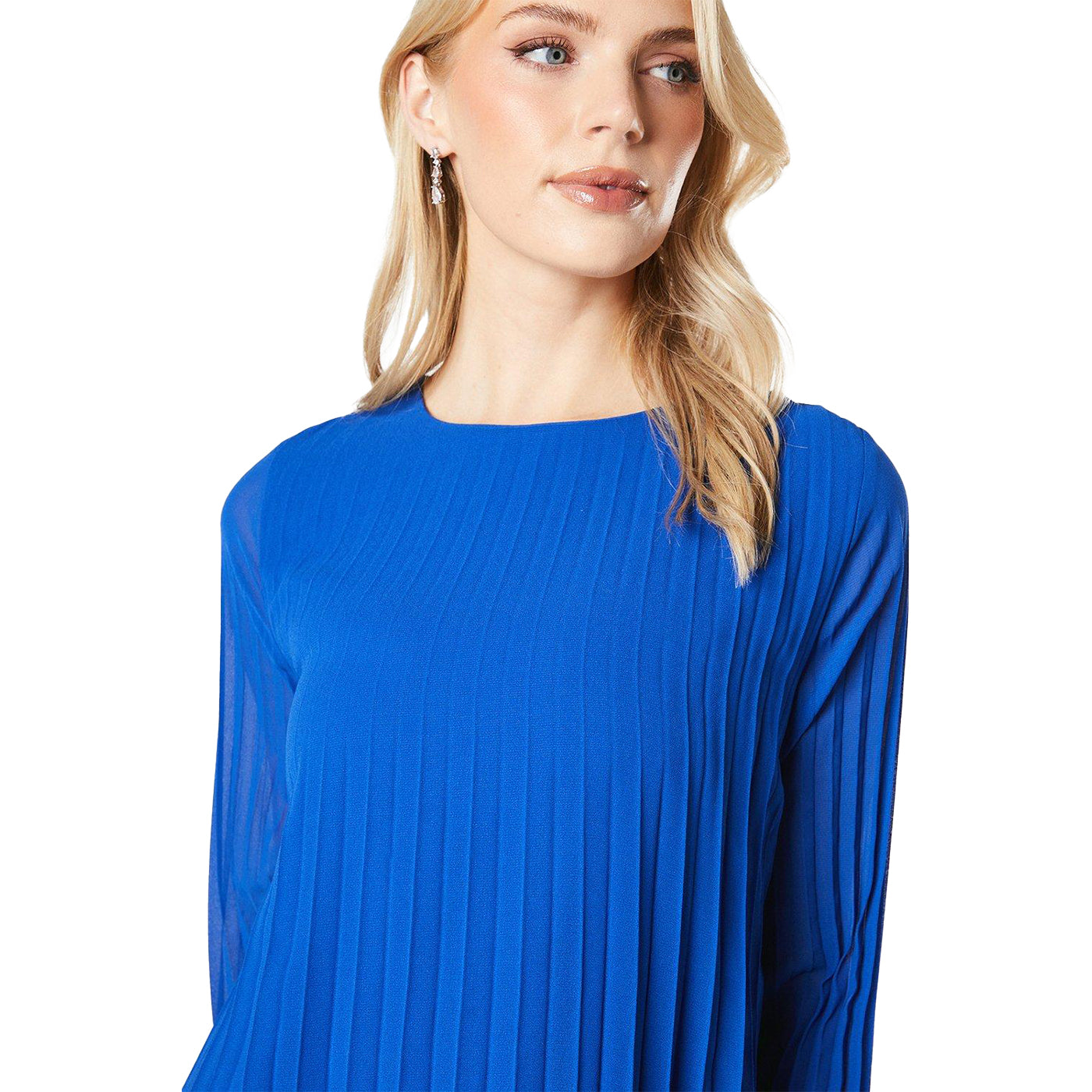 Cobalt - Lifestyle - Principles Womens-Ladies Graduated Pleated Shift Dress