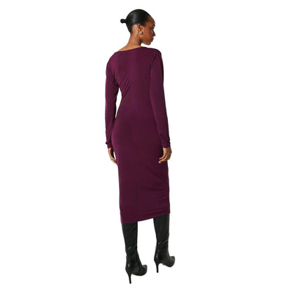 Berry - Back - Principles Womens-Ladies Draped Jersey Wrap Dress