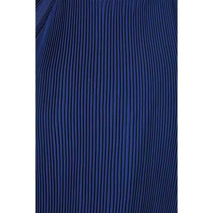 Navy - Side - Principles Womens-Ladies Graduated Pleat Short-Sleeved Midi Dress