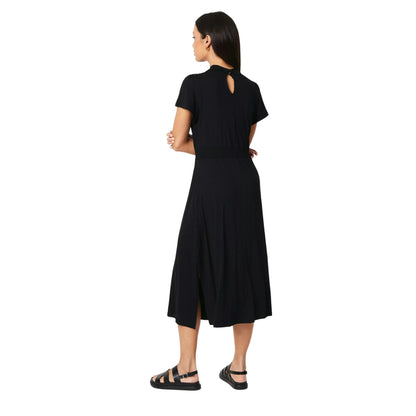 Black - Back - Principles Womens-Ladies Jersey Angel Sleeve Midi Dress