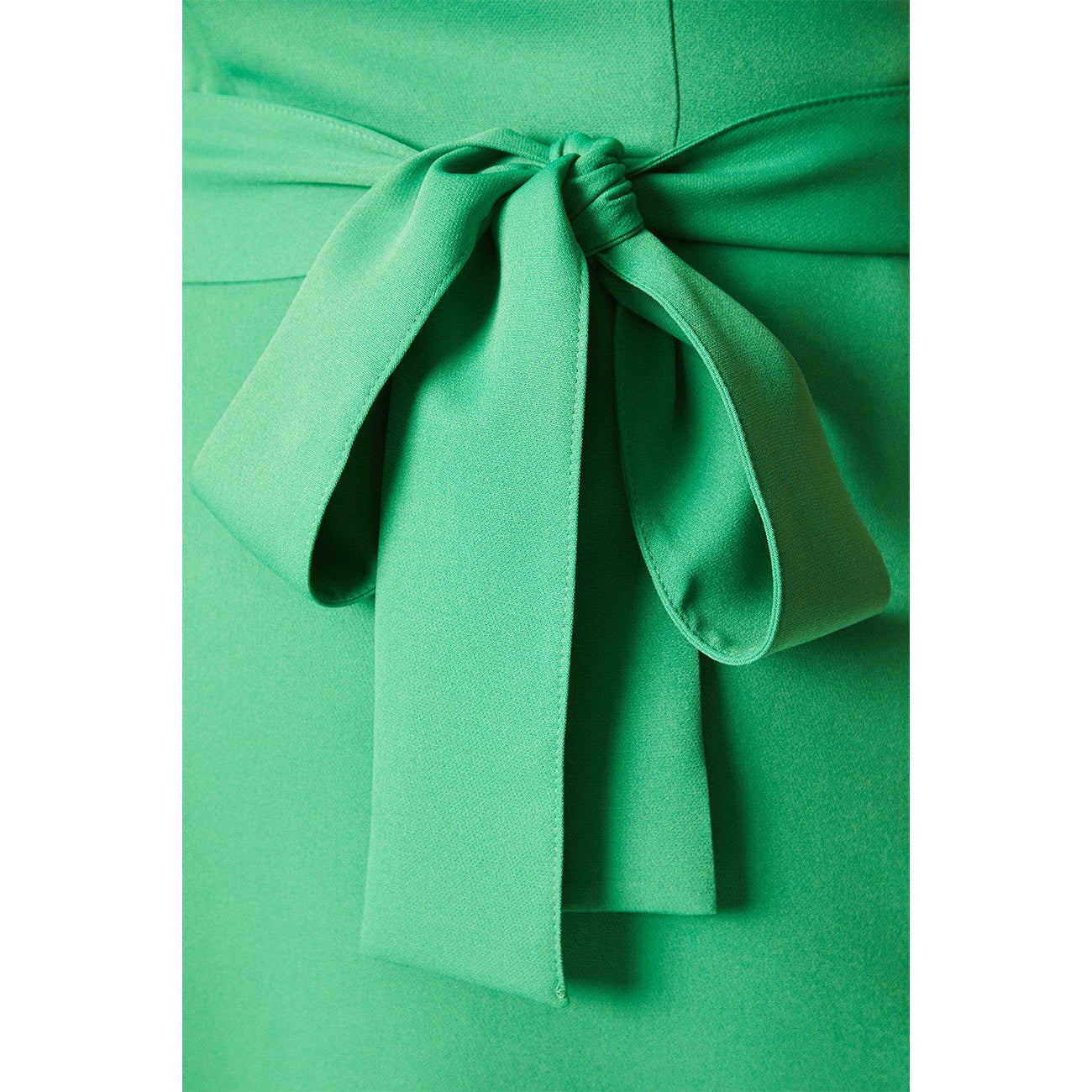Green - Side - Principles Womens-Ladies Belt Petite Fit & Flare Dress