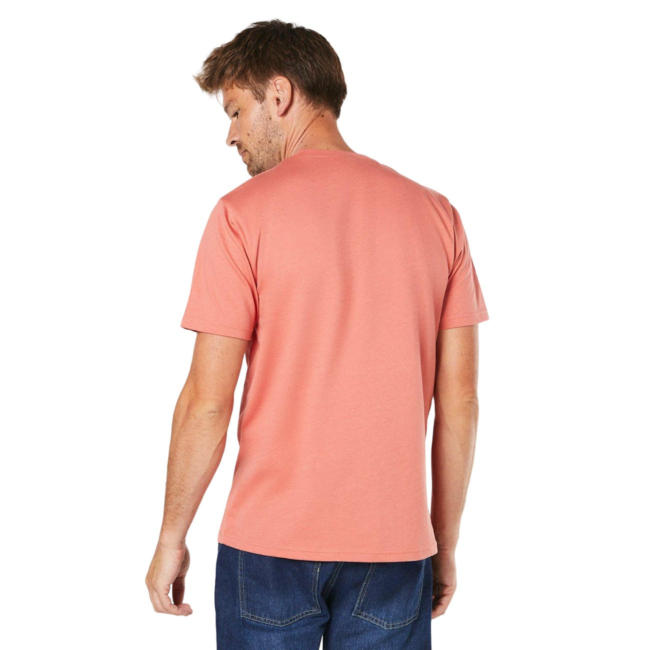 Orange - Back - Maine Mens East Coast Surf Chest Print T-Shirt