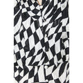Monochrome - Side - Principles Womens-Ladies Geometric Jacquard Satin Midi Dress
