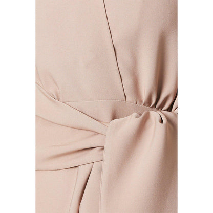 Stone - Side - Debenhams Womens-Ladies Tie Detail Midi Dress