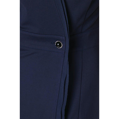 Navy - Lifestyle - Principles Womens-Ladies Ponte Button Midi Dress