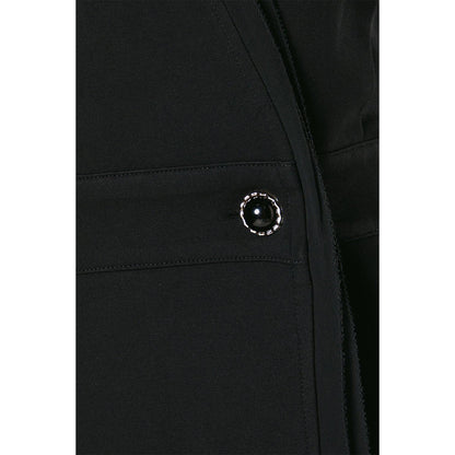 Black - Side - Principles Womens-Ladies Ponte Button Midi Dress