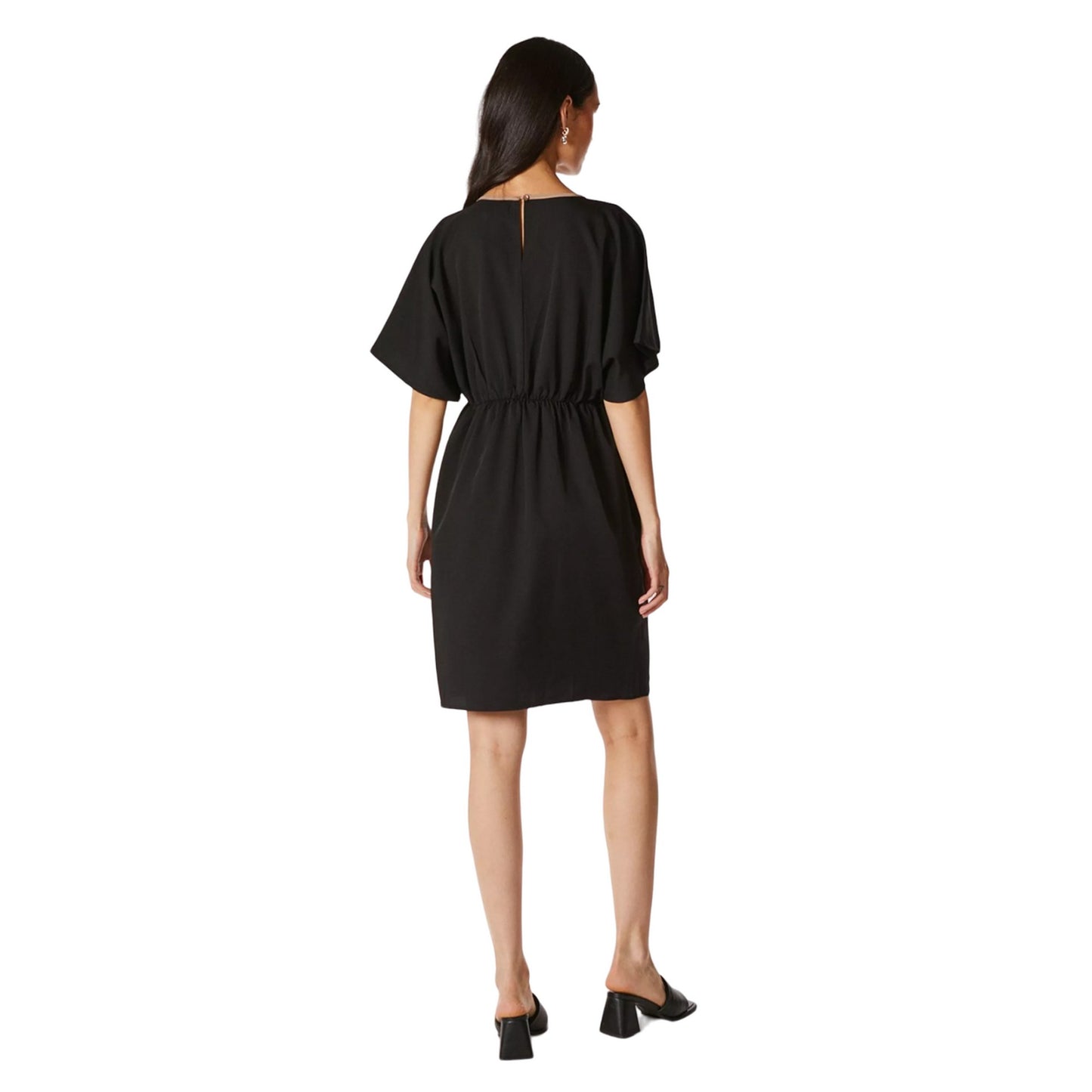 Camel - Back - Principles Womens-Ladies Contrast Detail Dress
