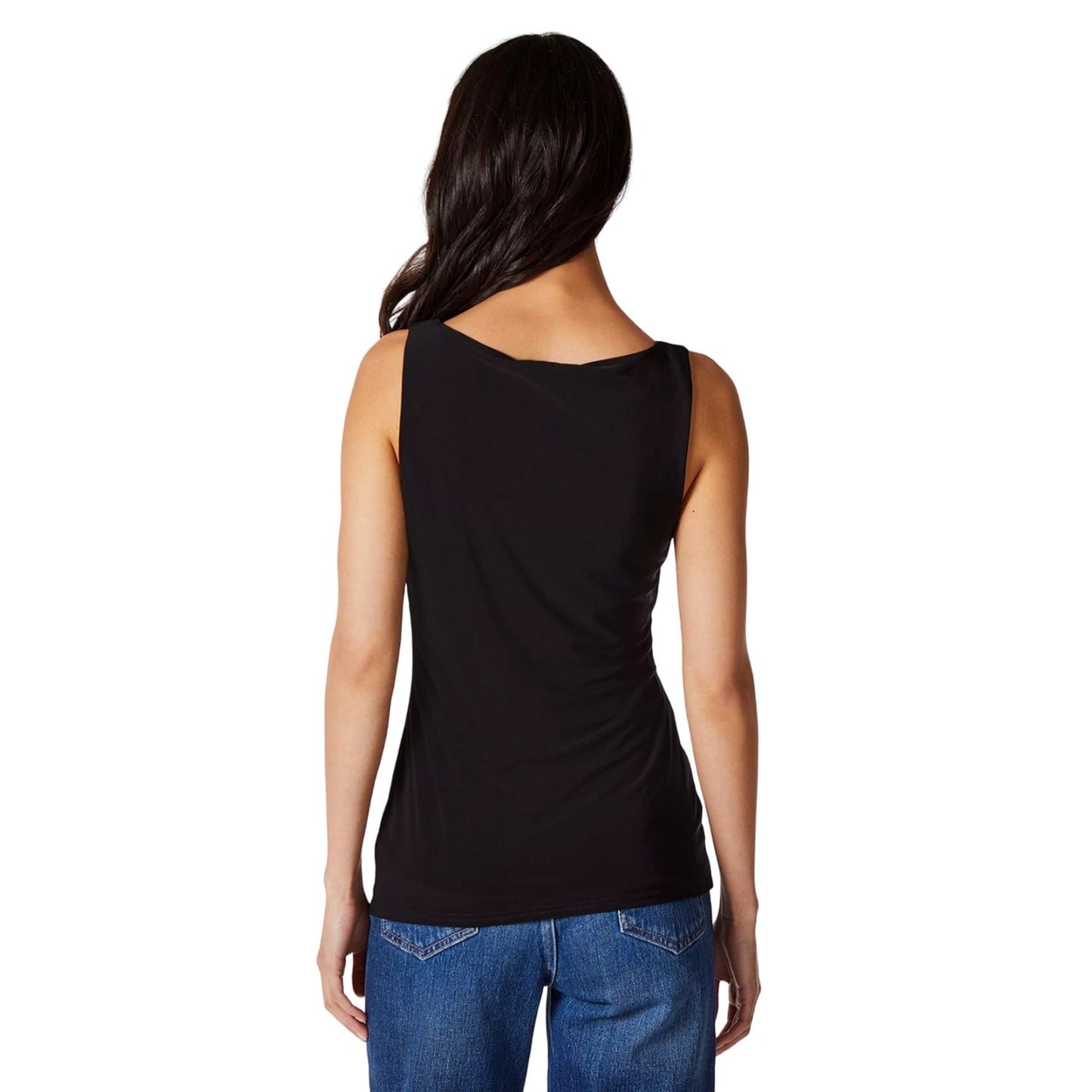 Black - Back - Principles Womens-Ladies Soft Touch Tank Top