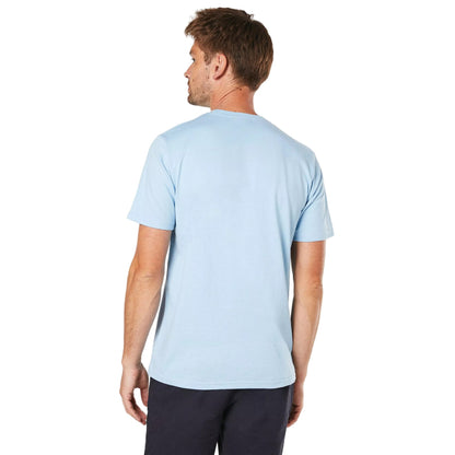 Light Blue - Back - Maine Mens East Coast Crest T-Shirt