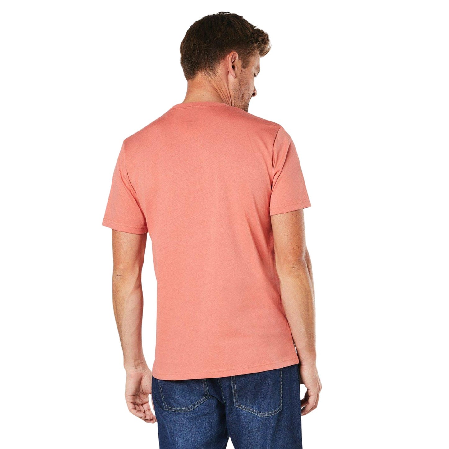 Coral - Back - Maine Mens Palm Canyon Printed T-Shirt