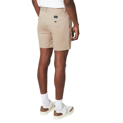 Cream - Back - Maine Mens Premium Skipper Shorts
